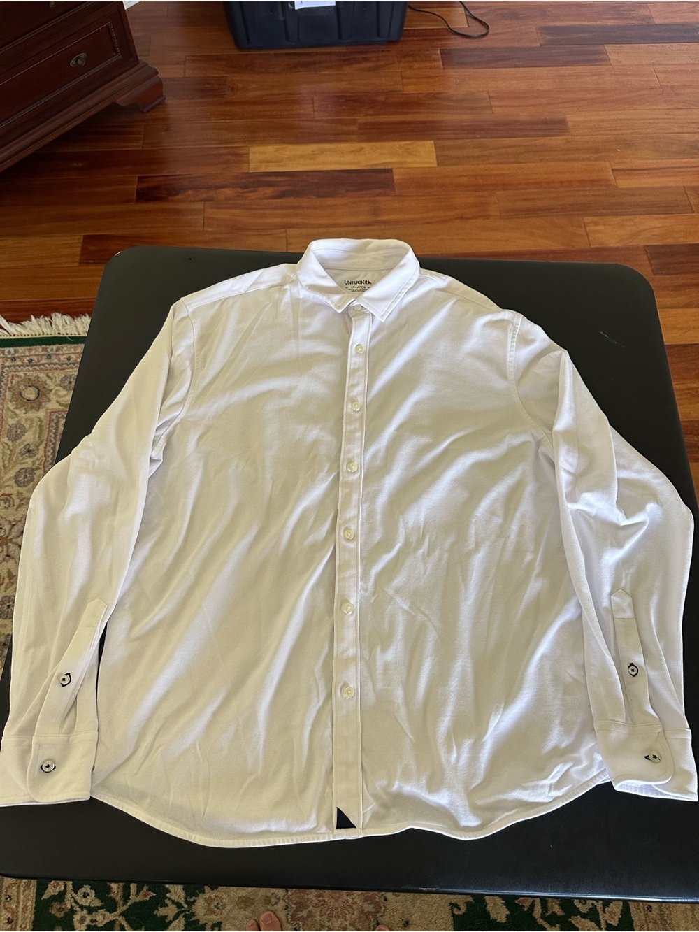Untuckit Men's White Button-Down Shirt 2XL